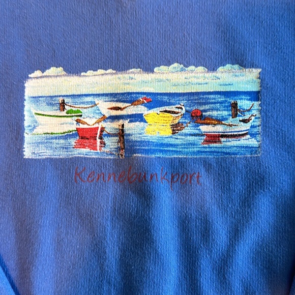 Vintage 90’s iCanToo Kennebunkport sweatshirt - size L - Picture 2 of 2